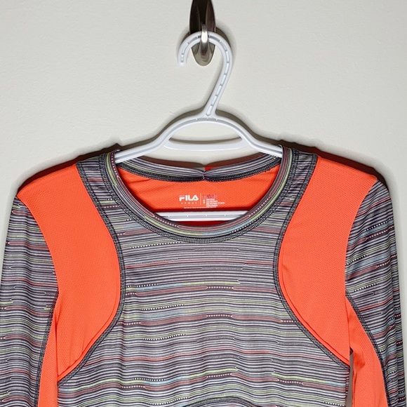 Fila Performance running neon mesh insert top sz S - Picture 3 of 10